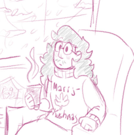 Lowell, an Estonian man with grey hair, sitting in a recliner.